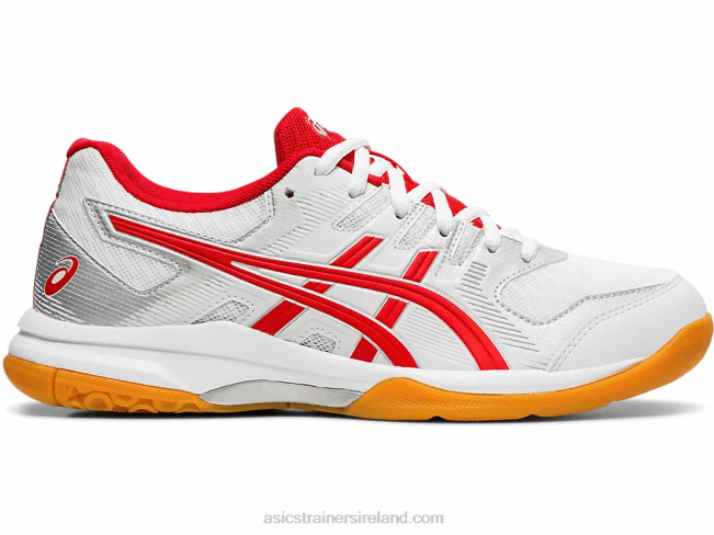 Gel-Rocket 9 White/Classic Red Asics XXPD4202